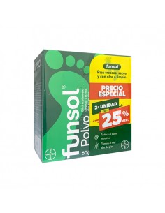 Funsol Polvo Duplo 2x60g