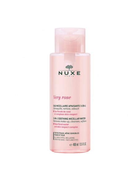 Nuxe Very Rose Agua Micelar Calmante 3 en 1   400ml