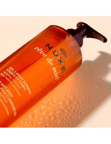 Nuxe Rêve de Miel Gel Limpiador Dermatológico Rostro y Cuerpo 400 ml