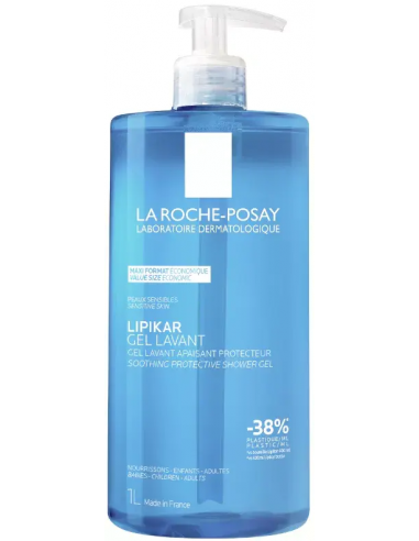 La Roche Posay Lipikar Gel Lavante con Dosificador 1 L
