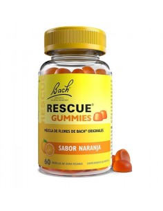 Bach Rescue Gummies Sabor Naranja 60 pastillas de goma veganas