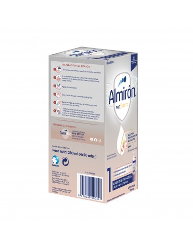 Almirón Advance Profutura 1 Minibiberones 4x70 ml