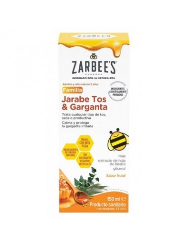 Zarbees Jarabe Familia Tos y Garganta 150 ml