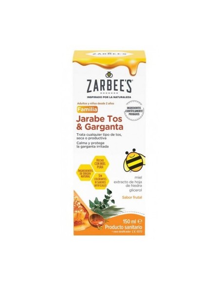 Zarbees Jarabe Familia Tos y Garganta 150 ml