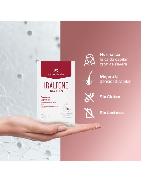 Iraltone AGA Plus 60 cápsulas