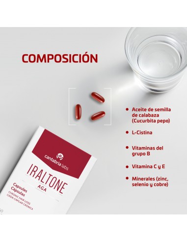 Iraltone AGA 60 cápsulas