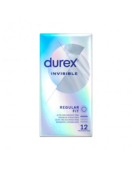Durex Preservativos Invisibles Extra Sensitivos 12 unidades