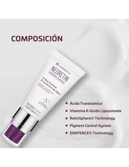 Neoretin Discrom Control K-Contorno Ojos Despigmentante 15 ml