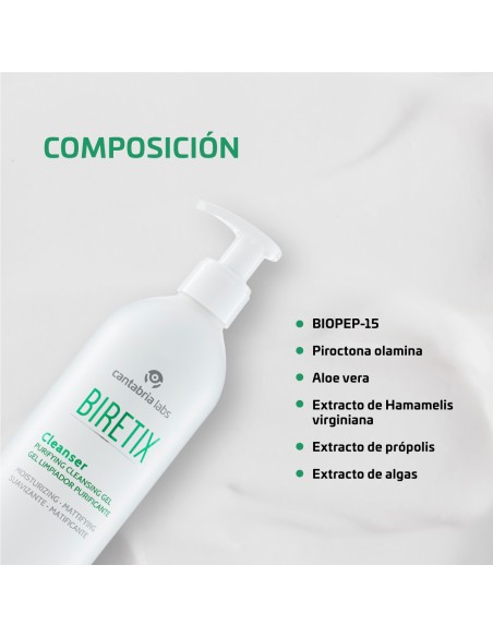 Biretix Cleanser Gel Limpiador Purificante 400 ml
