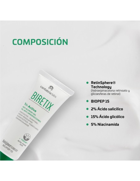 Biretix Tri-active Gel Anti-Imperfecciones 50 ml