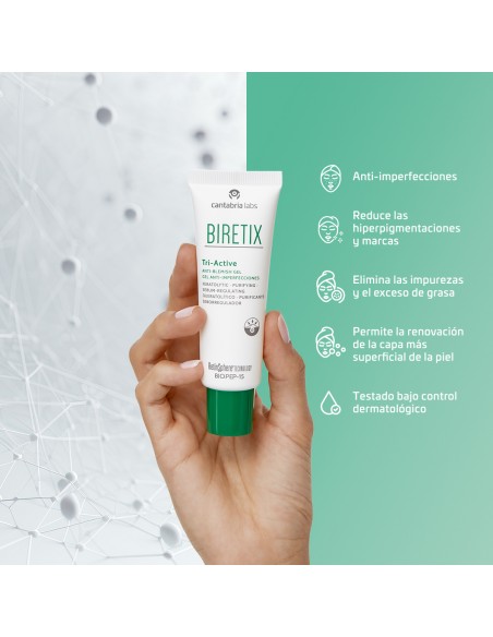 Biretix Tri-active Gel Anti-Imperfecciones 50 ml
