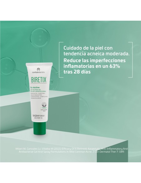 Biretix Tri-active Gel Anti-Imperfecciones 50 ml