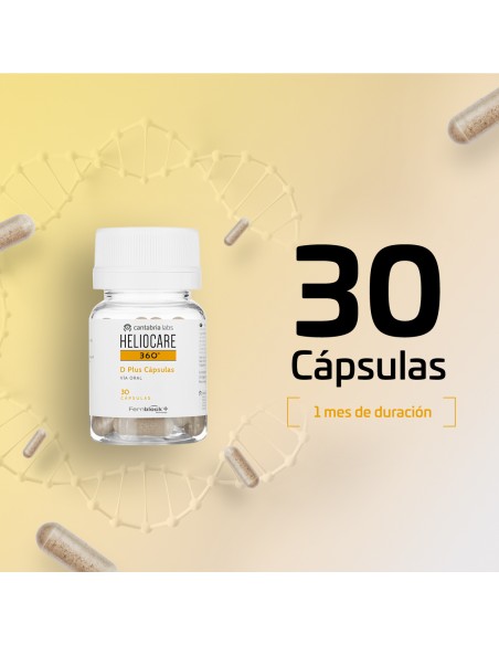 Heliocare 360º D Plus 30 cápsulas
