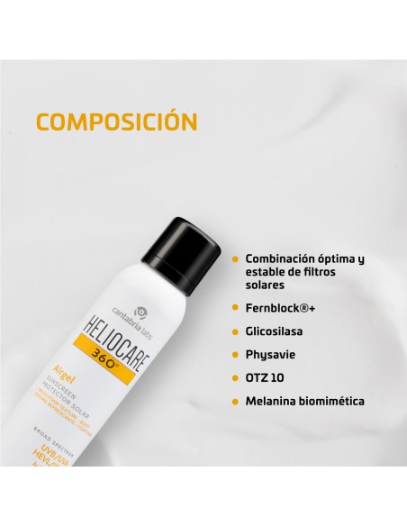 Heliocare 360º Airgel Corporal SPF50 200 ml