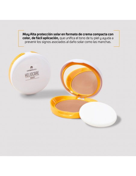 Heliocare 360º Oil Free Compacto Color Bronze SPF50+ 10 g