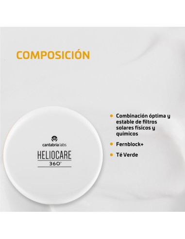 Heliocare 360º Oil Free Compacto Color Pearl SPF50+ 10 g