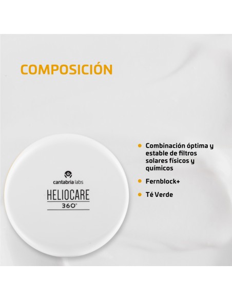 Heliocare 360º Oil Free Compacto Color Pearl SPF50+ 10 g