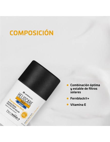 Heliocare 360º Sport Transparent Stick SPF50+ 25 g