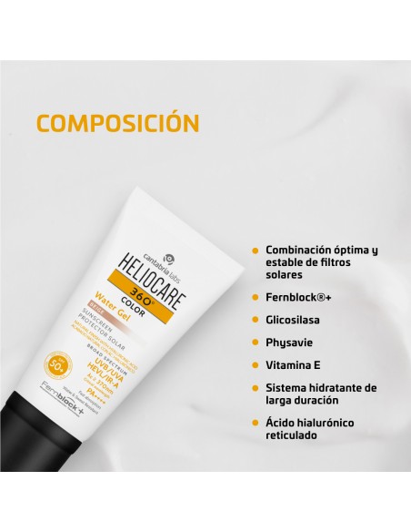 Heliocare 360º Water Gel Color Beige 50 ml