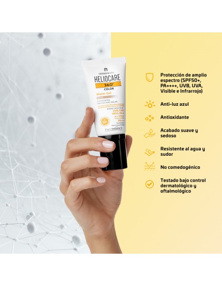Heliocare 360º Water Gel Color Beige 50 ml