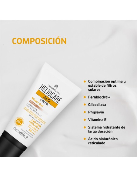 Heliocare 360º Water Gel Color Bronze 50 ml
