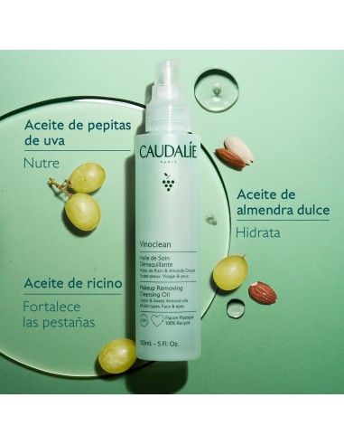 Caudalie Vinoclean Aceite Tratante Desmaquillante 150 ml