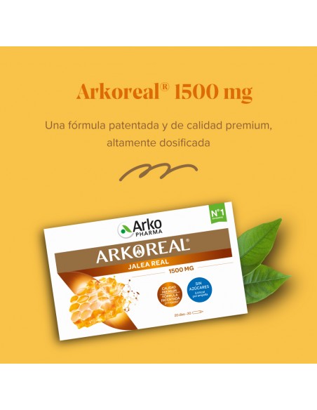 Arko Real Jalea Real 1500 mg Forte Plus 20 ampollas