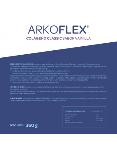 Arkoflex Colageno Sabor Vainilla 360 g