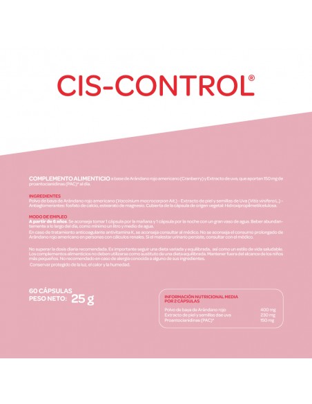 Arkocápsulas Cranberola Cis-Control 60 cápsulas