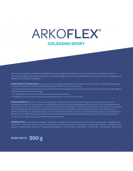 Arkoflex Colageno Formula Expert Naranja 390 g