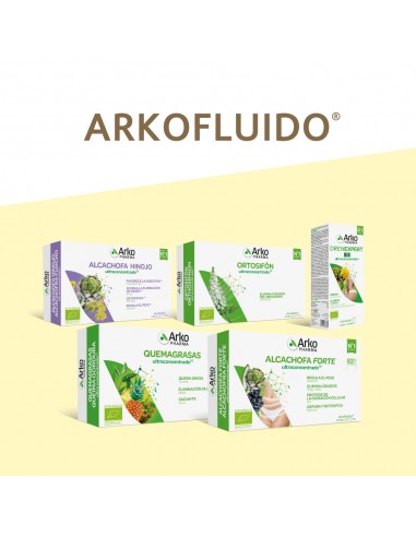 Arkofluido Quemagrasa 20 ampollas