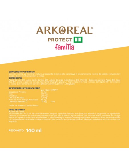 Arko Real Abeja Maya Jarabe Protect Niños 150 ml