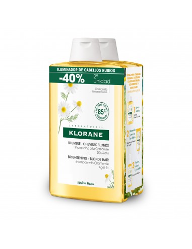 Klorane Champú Camomila Pack 400 ml