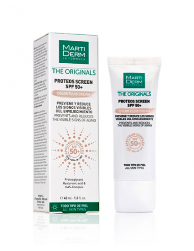 Martiderm Proteos Screen Spf50+ Fluid Cream Color 40 ml