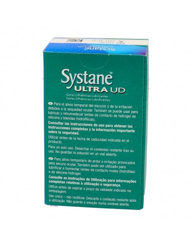 Systane Ultra UD Gotas oftálmicas 30 monodosis Systane Ultra UD Gotas oftálmicas 30 monodosis