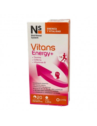 Vitans Energy+ 20 comprimidos efervescentes