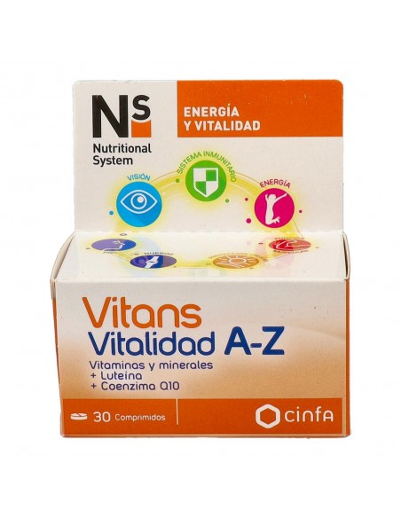 Vitans Vitalidad A-Z 30 comprimidos