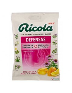 Ricola Max Caramelos Sabor Equinácea Miel y Limón 1 bolsa 70 g