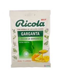 Ricola Max Caramelos Sabor Miel y Limón 1 bolsa 70 g