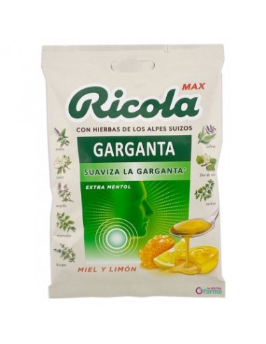Ricola Max Caramelos Sabor Miel y Limón 1 bolsa 70 g