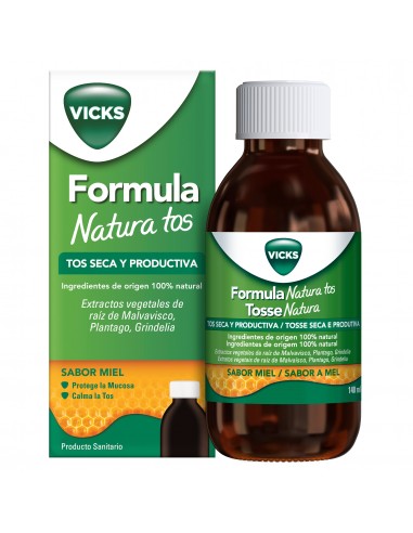 Vicks Fórmula Natura Jarabe Tos Adultos 140 ml