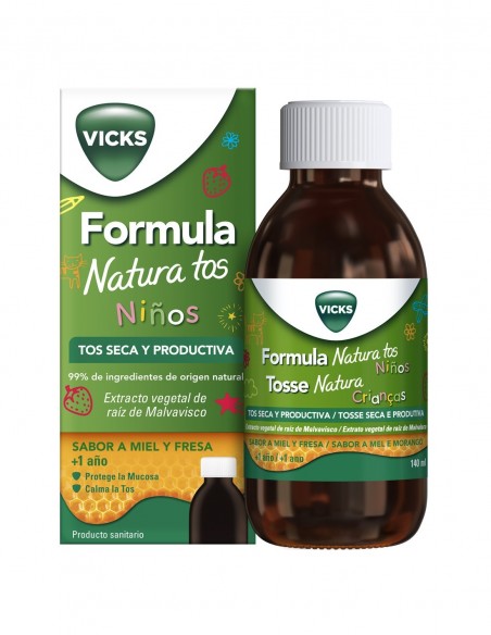 Vicks Fórmula Natura Jarabe Tos Niños 140ml
