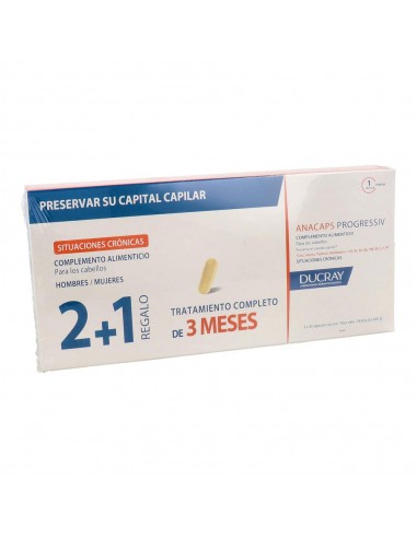 Ducray Anacaps Expert Triplo 3x30 cápsulas