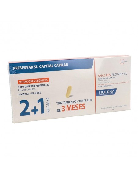 Ducray Anacaps Expert Triplo 3x30 cápsulas