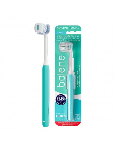 Balene Cepillo Manual Dureza Suave Aguamarina