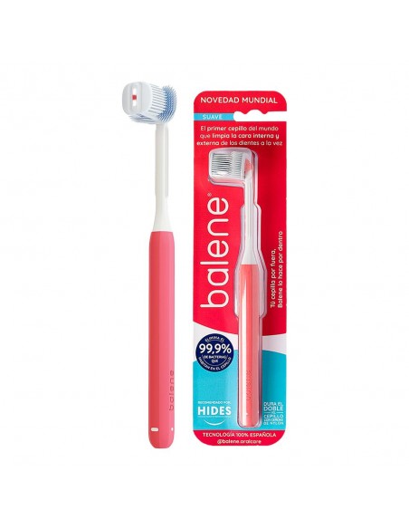 Balene Cepillo Manual Dureza Suave Coral