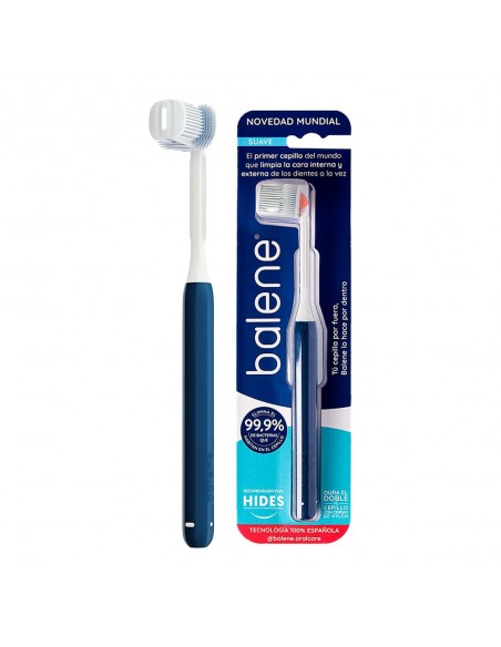 Balene Cepillo Manual Dureza Suave Azul