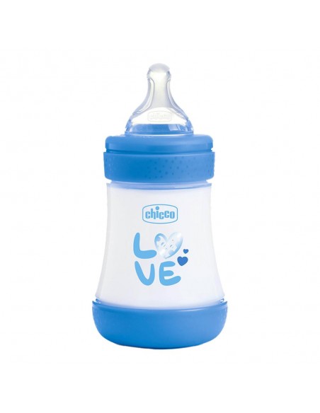 Chicco Perfect5 Biberón Azul Flujo Normal +0 meses 150 ml