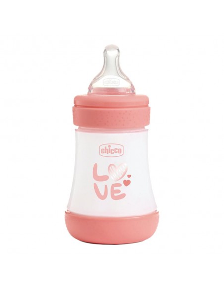 Chicco Perfect5 Biberón Rosa Flujo Normal +0 meses 150 ml