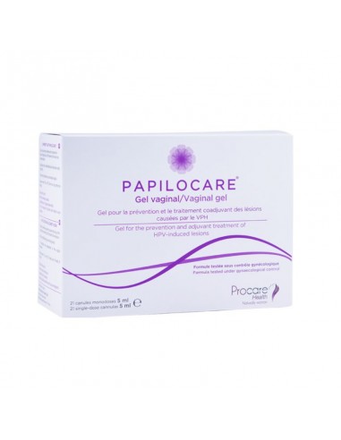 Papilocare Gel Vaginal 21 cánulas monodosis 5 ml
